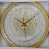 Gold, silver and black Islamic-style wall clock Item Picture